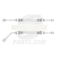 W0013403  -  Tube Asm - ABS Brake Booster Primary (From M/C)